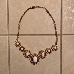 Francesca's White Statement Necklace